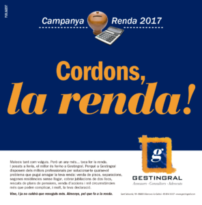 Creativitat Disseny Publicitat · Campanya Renda Gestingral