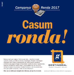 Creativitat Disseny Publicitat · Campanya Renda Gestingral