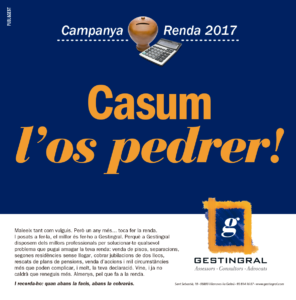 Creativitat Disseny Publicitat · Campanya Renda Gestingral