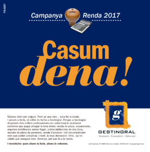 Creativitat Disseny Publicitat · Campanya Renda Gestingral