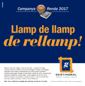 Creativitat Disseny Publicitat · Campanya Renda Gestingral