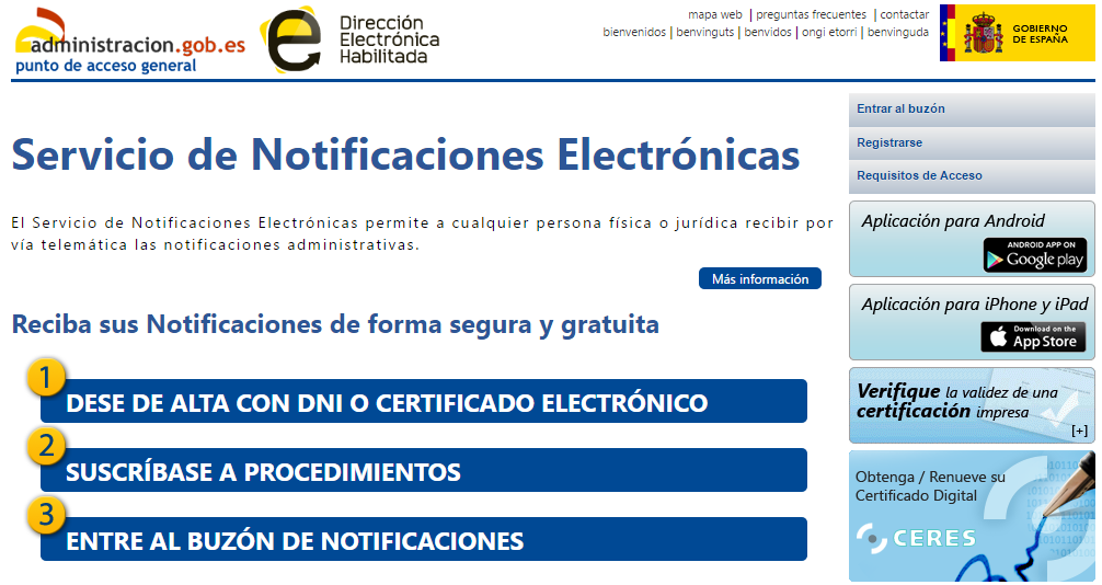 Dirección Electrónica Habilitada