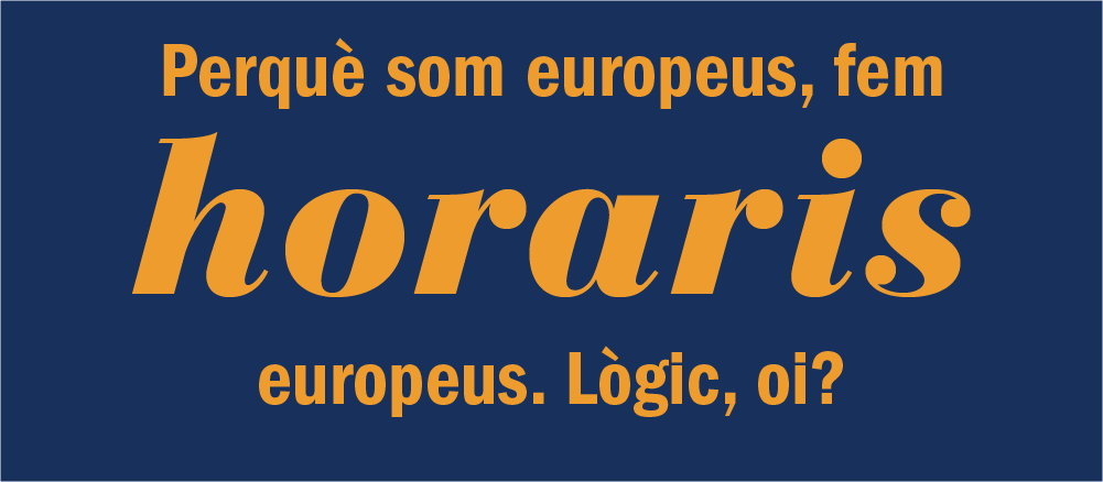 Horaris més europeus a Gestingral