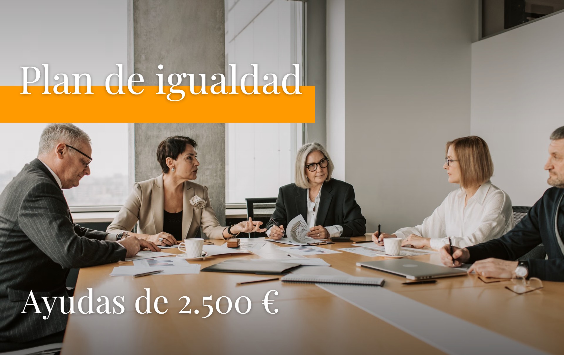 Plan de igualdad - Ayudas de 2.500 €