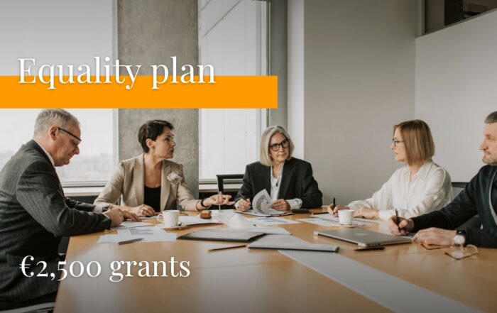 Equality plan - €2,500 grants
